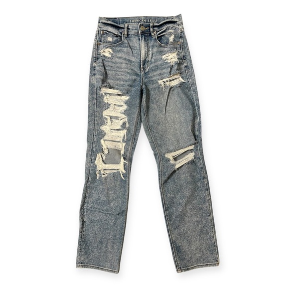 American Eagle Outfitters Denim - American Eagle Outfitters | Distressed Highest Rise 90’s Boyfriend Jeans